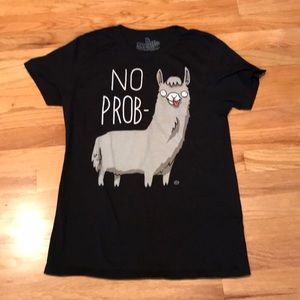 NWOT llama t-shirt